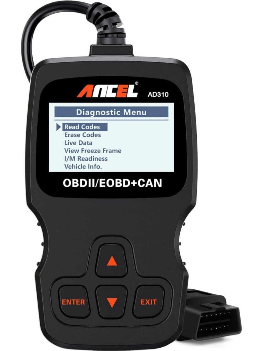 Universal OBD II Scanner - Enhanced Car Diagnostic Tool, Read & Clear Engine